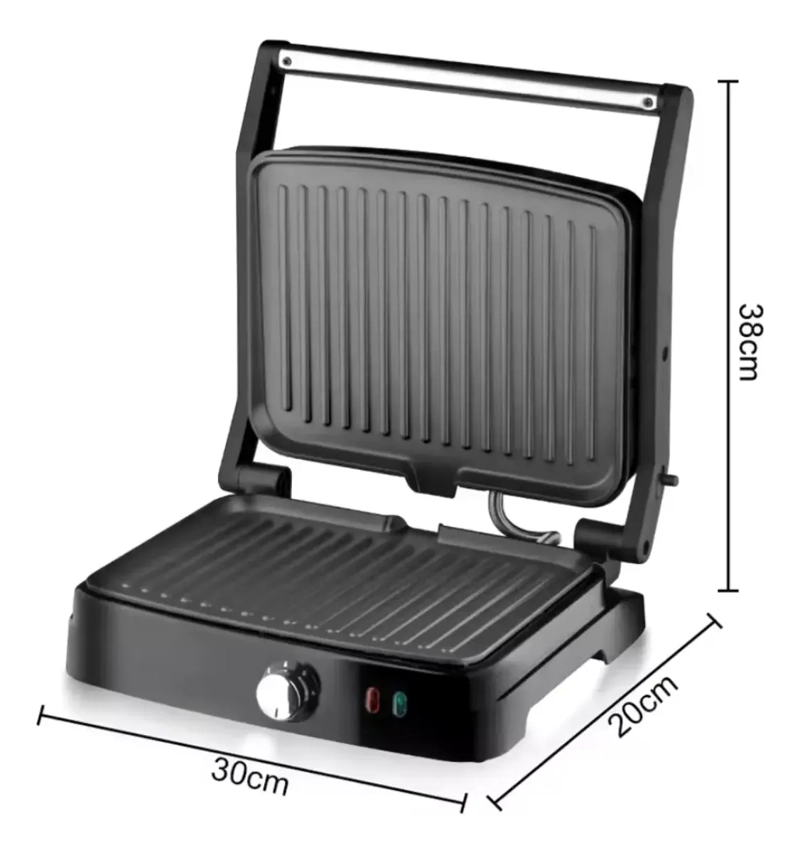 MINI PARRILLERA TOSTADOR GRILL ELECTRICA 2000W R.2682 - 4