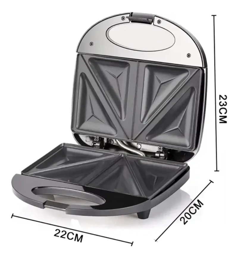 TOSTADOR PAN SANDWICHERA ANTIADHERENTE 750W - 3