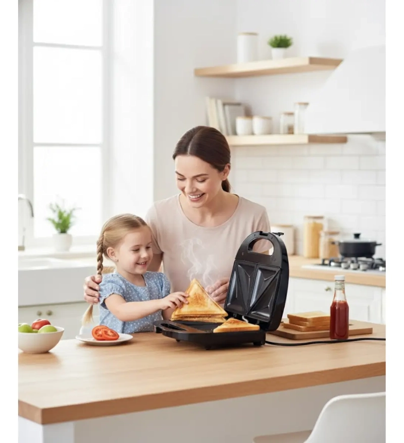 TOSTADOR PAN SANDWICHERA ANTIADHERENTE 750W - 4