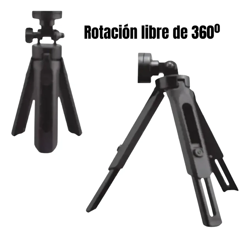 SOPORTE PARA CELULAR TRIPLE PARA GRABACION FOTOS MULTIUSO - 6