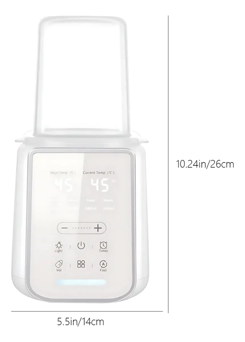 CALENTADOR ESTERILIZADOR MAMADERA PANTALLA LED - 2