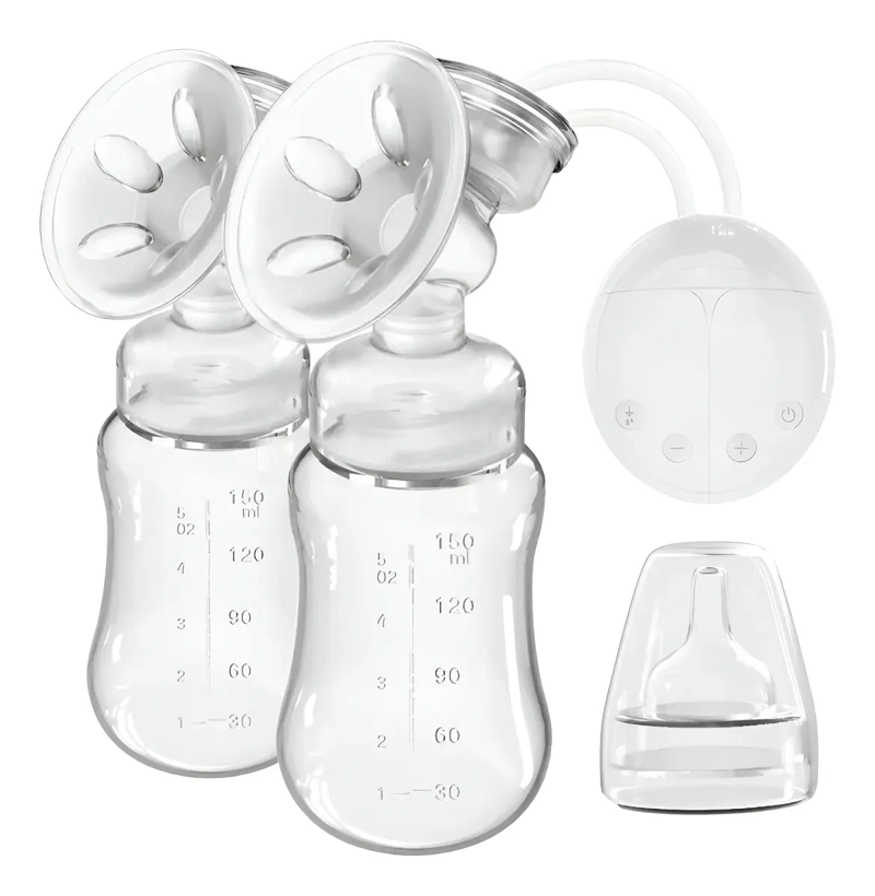 EXTRACTOR DE LECHE MATERNA ELE CTRICO AUTOMATICO DOS VASOS - 1