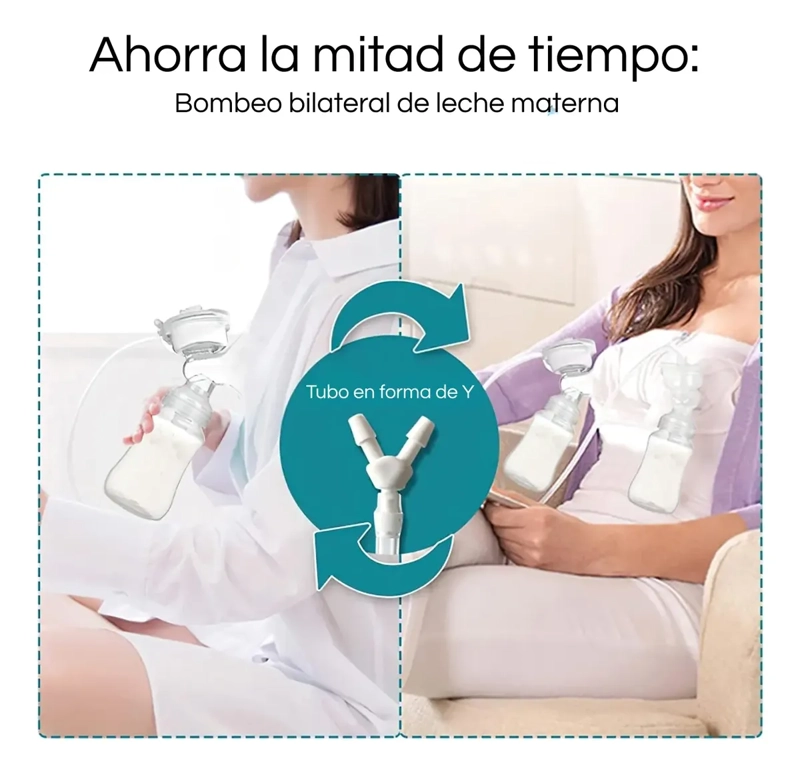 EXTRACTOR DE LECHE MATERNA ELE CTRICO AUTOMATICO DOS VASOS - 6