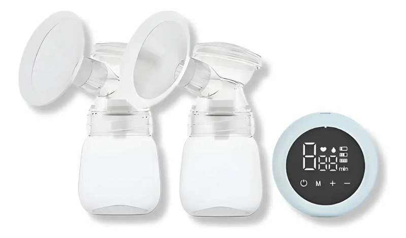 EXTRACTOR DE LECHE MATERNA ELE CTRICO DOS VASOS PANTALLA LED - 1