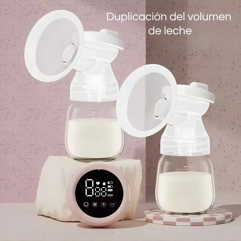EXTRACTOR DE LECHE MATERNA ELE CTRICO DOS VASOS PANTALLA LED - 4