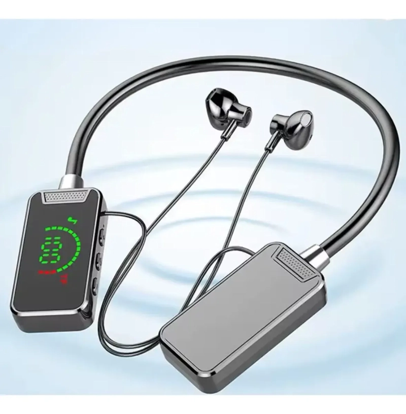 AUDIFONOS DEPORTIVOS ANTICAIDA BLUETOOTH PANTALLA LED - 4