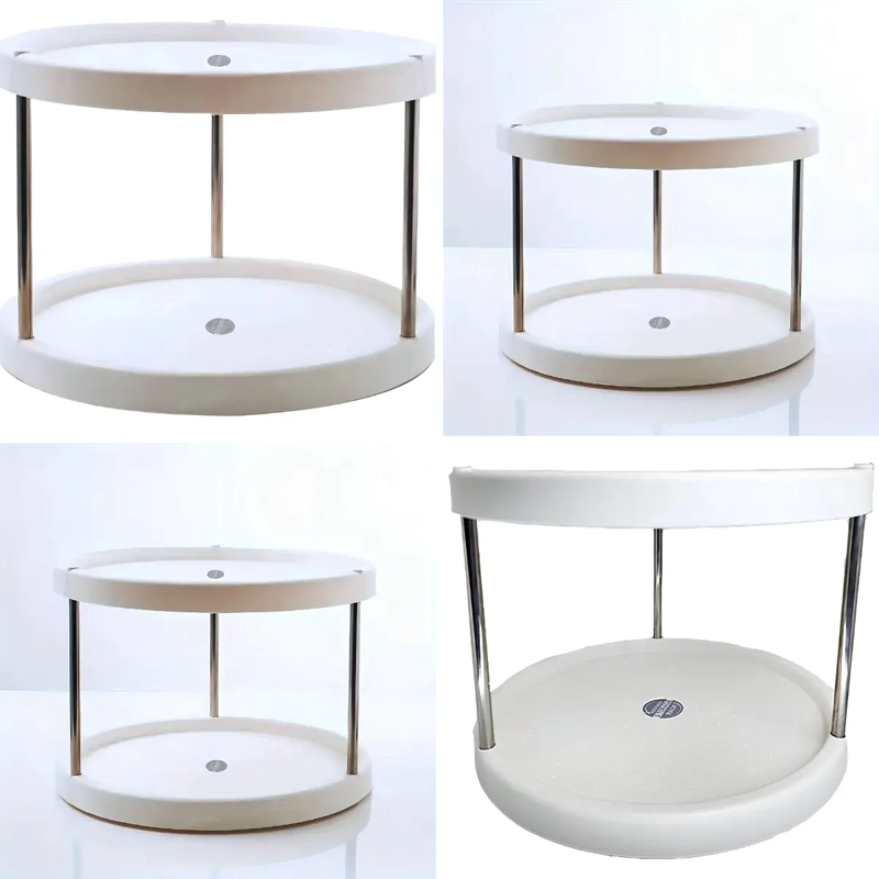 ORGANIZADOR GIRATORIO ESPECIES COCINA 2 NIVELES MULTIUSO - 2