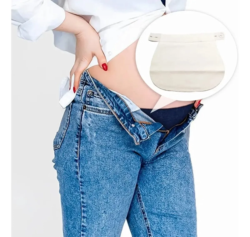 PACK 5 EXTENSORES ELASTICOS DE PANTALON PARA EMBARAZADAS - 5