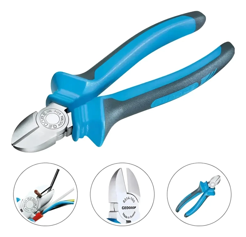 SET 3 ALICATES PROFESIONAL PUNTA LARGA CORTE DIAGONAL - 4