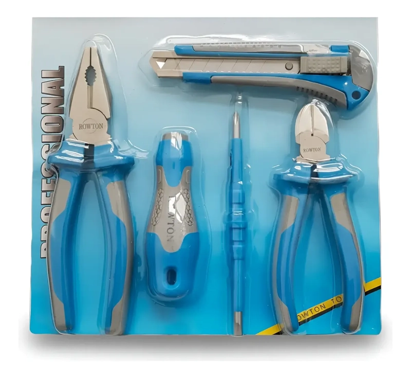 SET HERRAMIENTAS ALICATE UNIVERSAL DESTORNILLADOR CARTONERO - 1