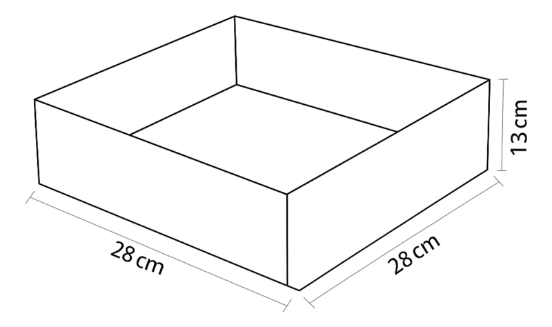 CAJA ORGANIZADORA ROPA ALMACENAMIENTO MULTIUSO BLANCO 28X28X13CM - 2