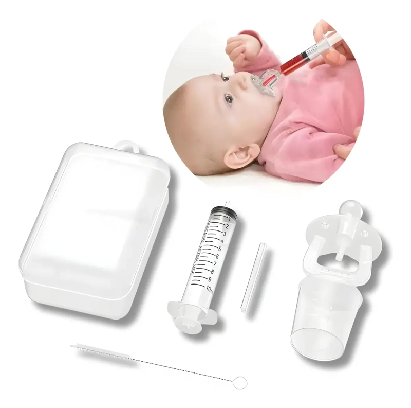 CHUPETE ALIMENTARIO BEBE  PARA MEDICINA LIQUIDOS MULTIFUNCION - 1
