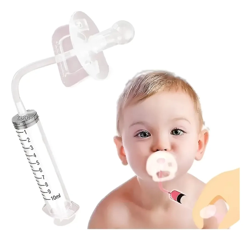 CHUPETE ALIMENTARIO BEBE  PARA MEDICINA LIQUIDOS MULTIFUNCION - 3