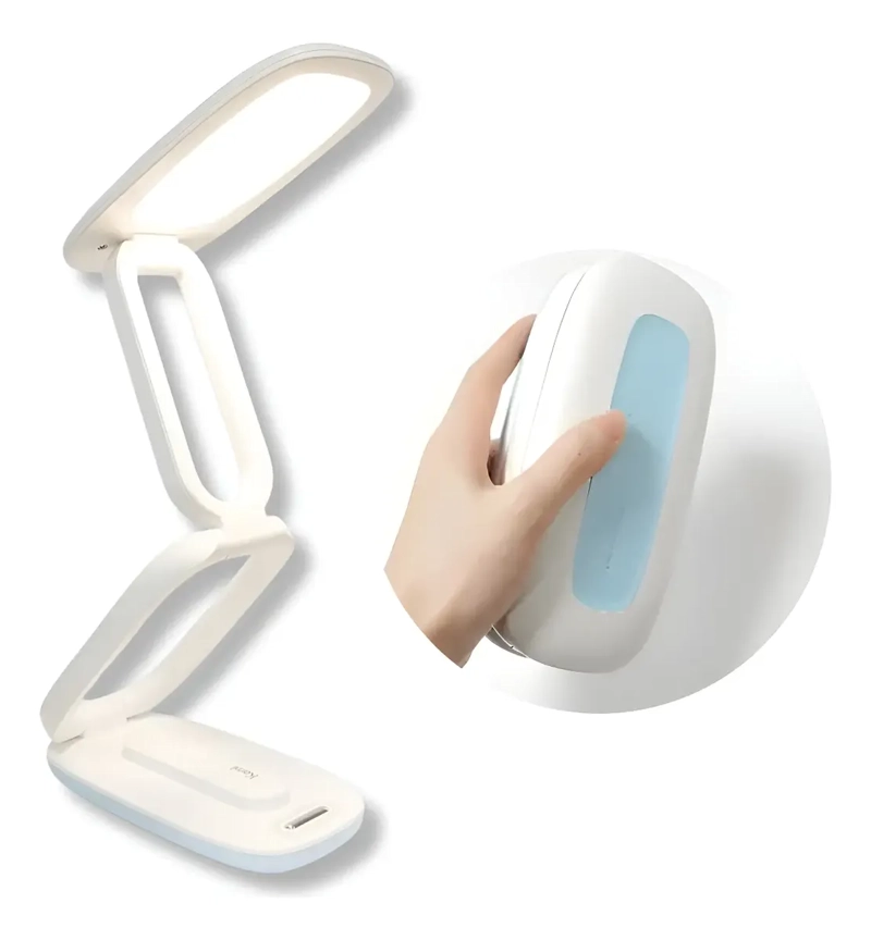 LAMPARA ESCRITORIO LECTURA PLEGABLE INALAMBRICA PORTATIL - 1