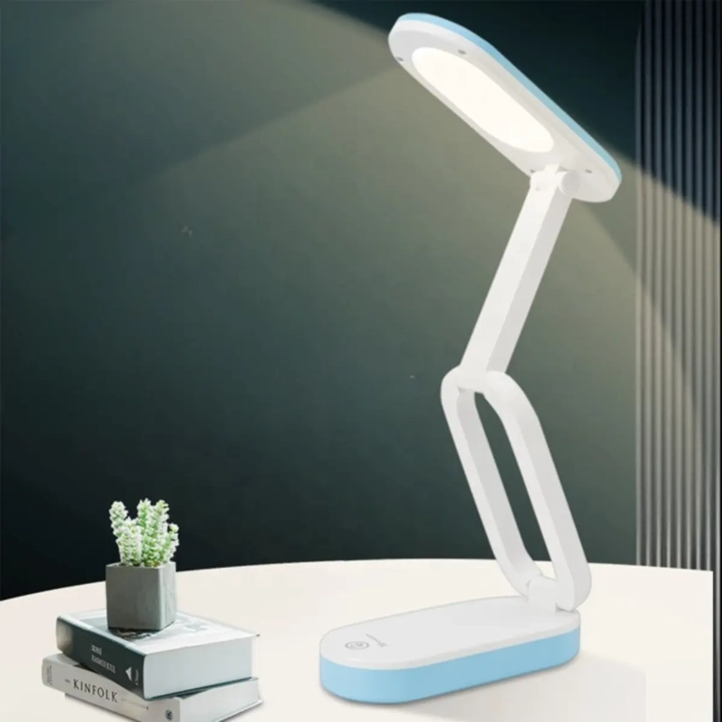 LAMPARA ESCRITORIO LECTURA PLEGABLE INALAMBRICA PORTATIL - 5