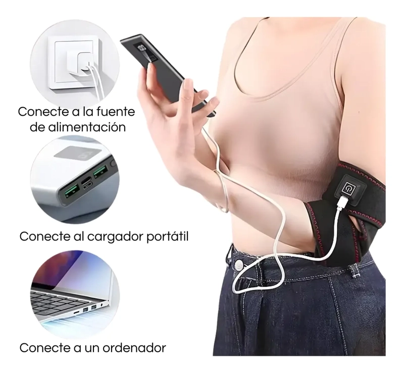 SOPORTE ALMOHADILLA PARA CODO TERAPIA DE CALOR - 5