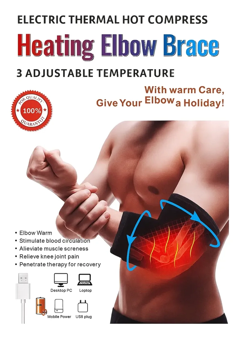 SOPORTE ALMOHADILLA PARA CODO TERAPIA DE CALOR - 9