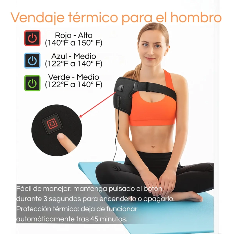 SOPORTE ALMOHADILLA PARA HOMBRO TE RMICO TERAPIA DE CALOR - 5