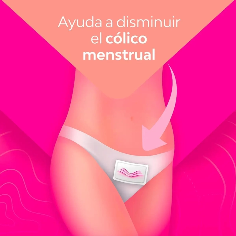 PACK 8 PARCHES TE RMICO CALOR MENSTRUAL CALMANTE - 3