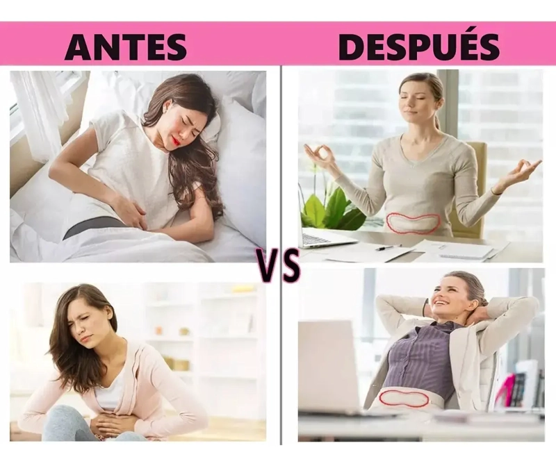PACK 8 PARCHES TE RMICO CALOR MENSTRUAL CALMANTE - 6