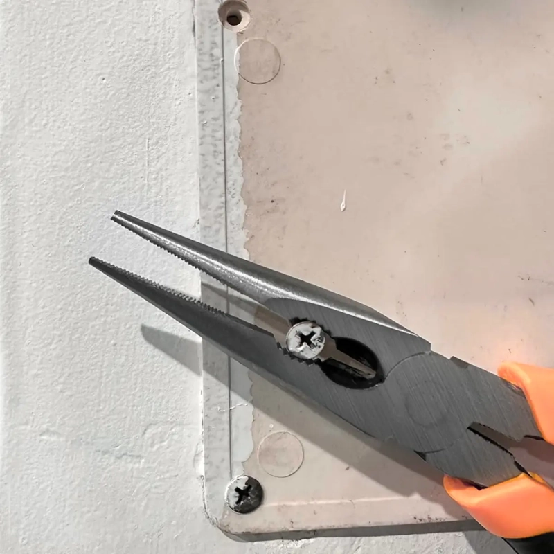 PINZA ALICATE PUNTA LARGA 6 PULGADAS PROFESIONAL - 2