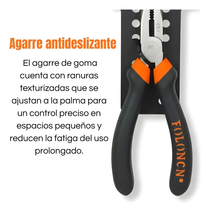 PINZA ALICATE PUNTA LARGA 6 PULGADAS PROFESIONAL - 4
