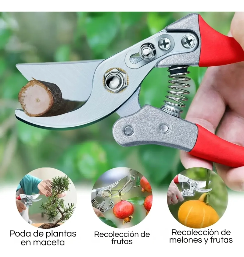 TIJERA DE JARDINERIA 8 PULGADAS PROFESIONAL - 2