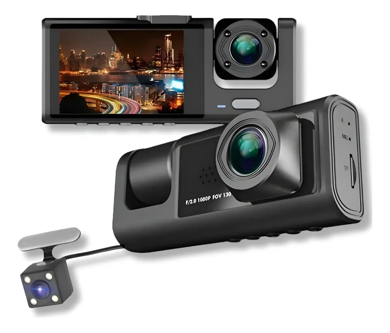 CAMARA PARA AUTO DUAL VISION FRONTAL HD 1080P - 1