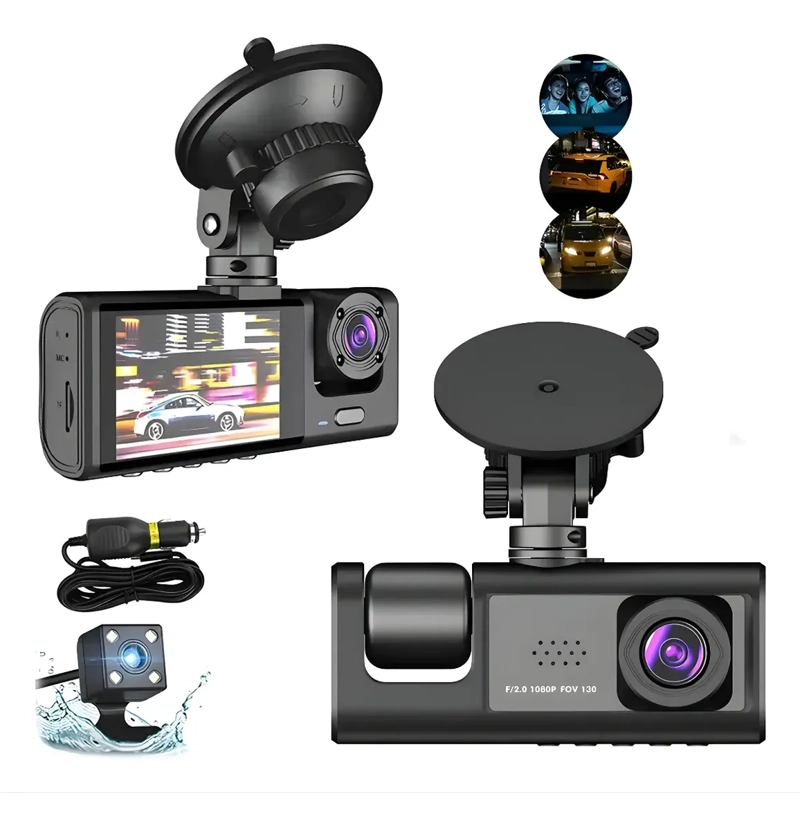 CAMARA PARA AUTO DUAL VISION FRONTAL HD 1080P - 3