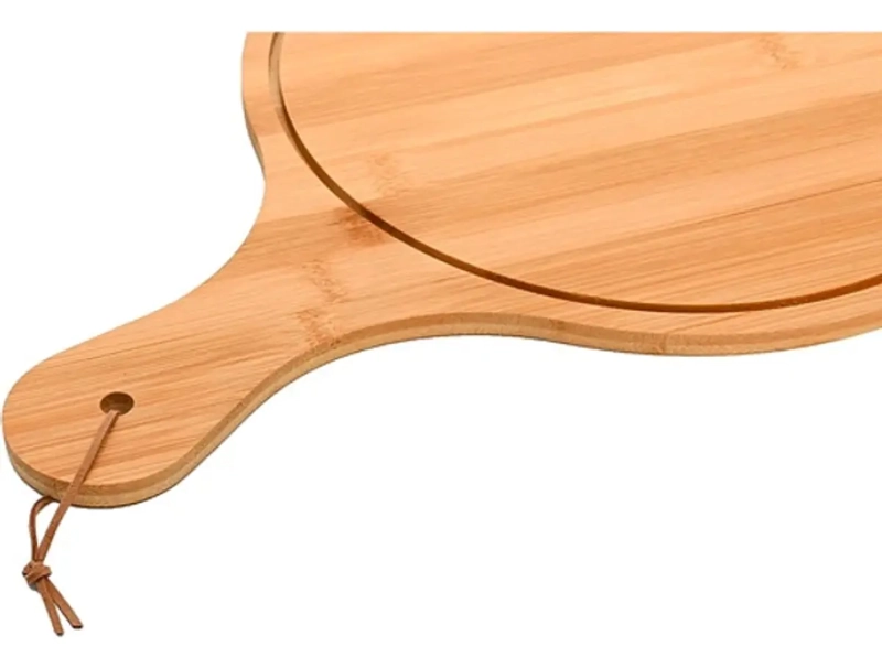 TABLA PICOTEO REDONDA CIRCULAR PIZZA MADERA 44X30CM - 2
