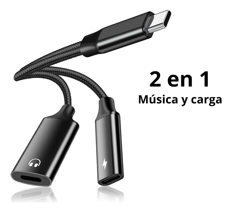 ADAPTADOR AUDIO COMPATIBLE LIGHTNING A AUX Y USB-C - 6
