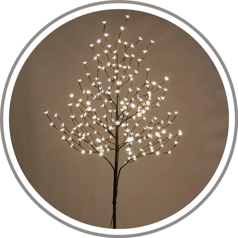LAMPARA AMBIENTE DISEÑO ARBOL LUZ BLANCA CALIDA FRIA 150CM - 1