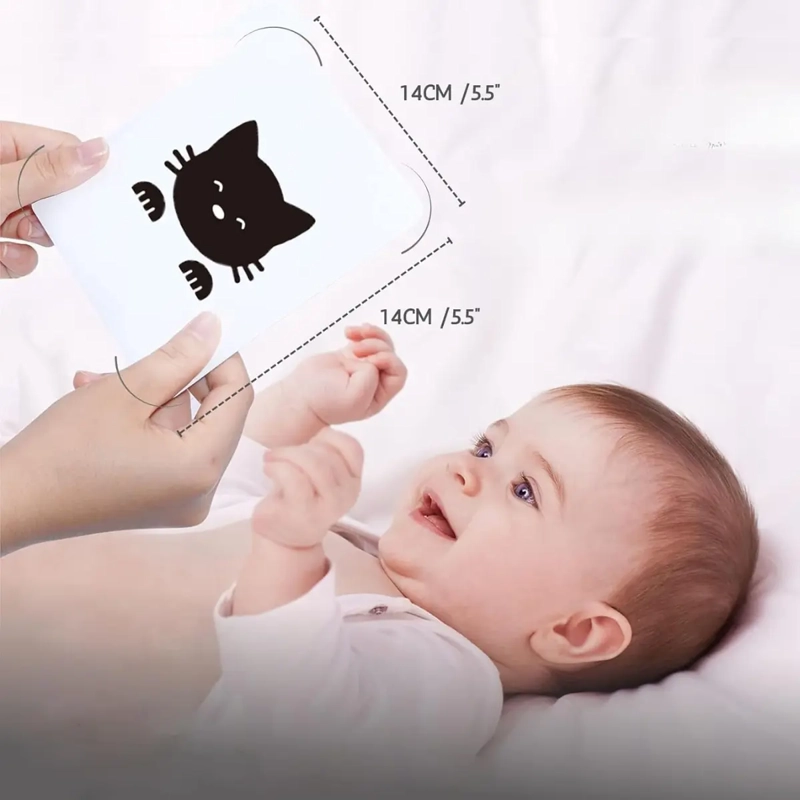TARJETAS DE ESTIMULACION VISUAL DIDACTICO BEBE S 0 A 3 MESES - 3