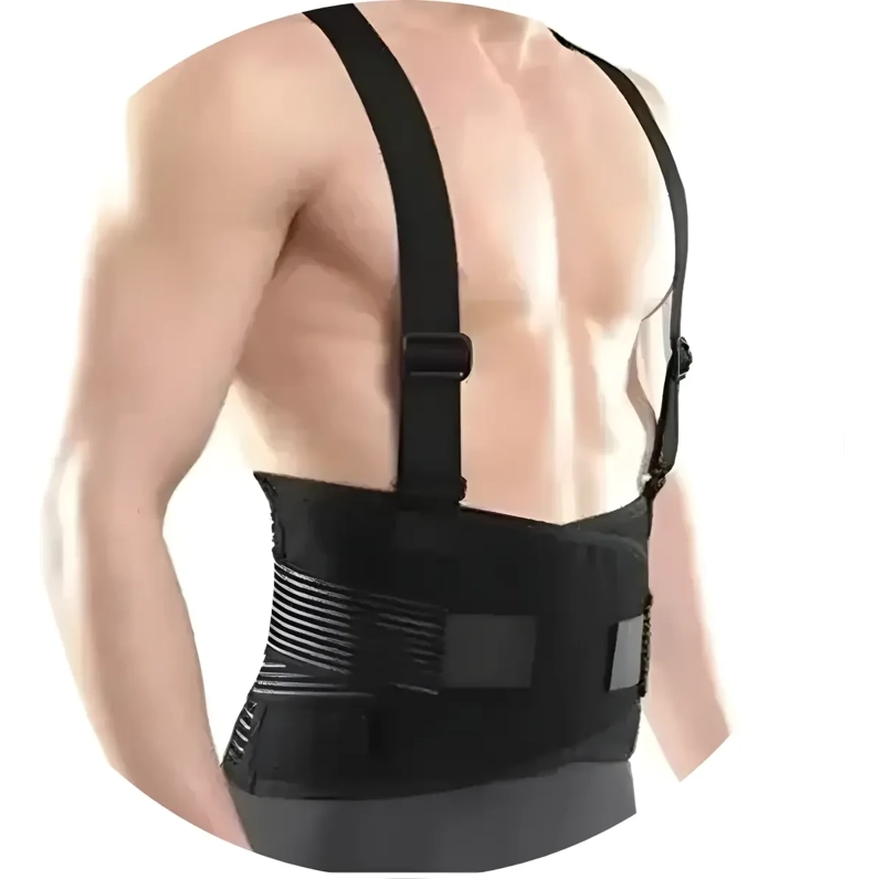 FAJA CINTURON SOPORTE ESPALDA BAJA LUMBAR AJUSTABLE - 1