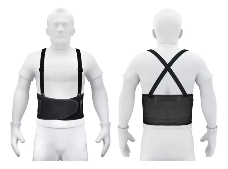 FAJA CINTURON SOPORTE ESPALDA BAJA LUMBAR AJUSTABLE - 2