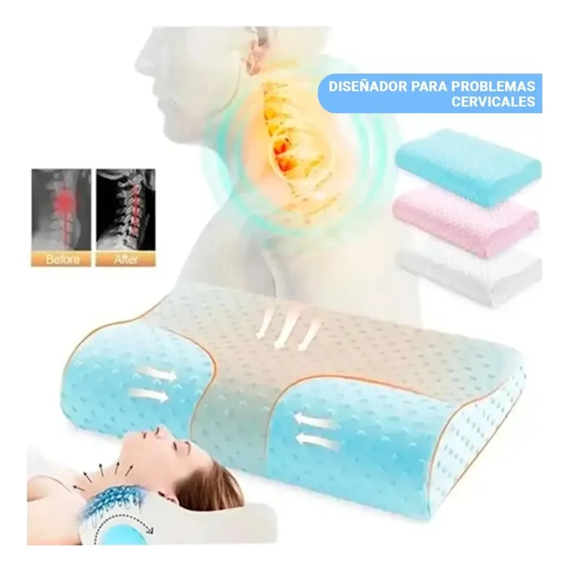 ALMOHADA VISCOELASTICA ORTOPE DICA CERVICAL CON MEMORIA - 2