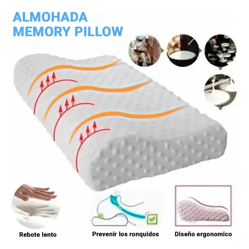 ALMOHADA VISCOELASTICA ORTOPE DICA CERVICAL CON MEMORIA - 5