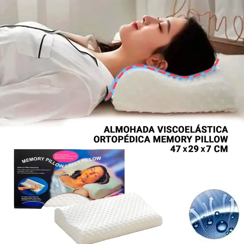 ALMOHADA VISCOELASTICA ORTOPE DICA CERVICAL CON MEMORIA - 8