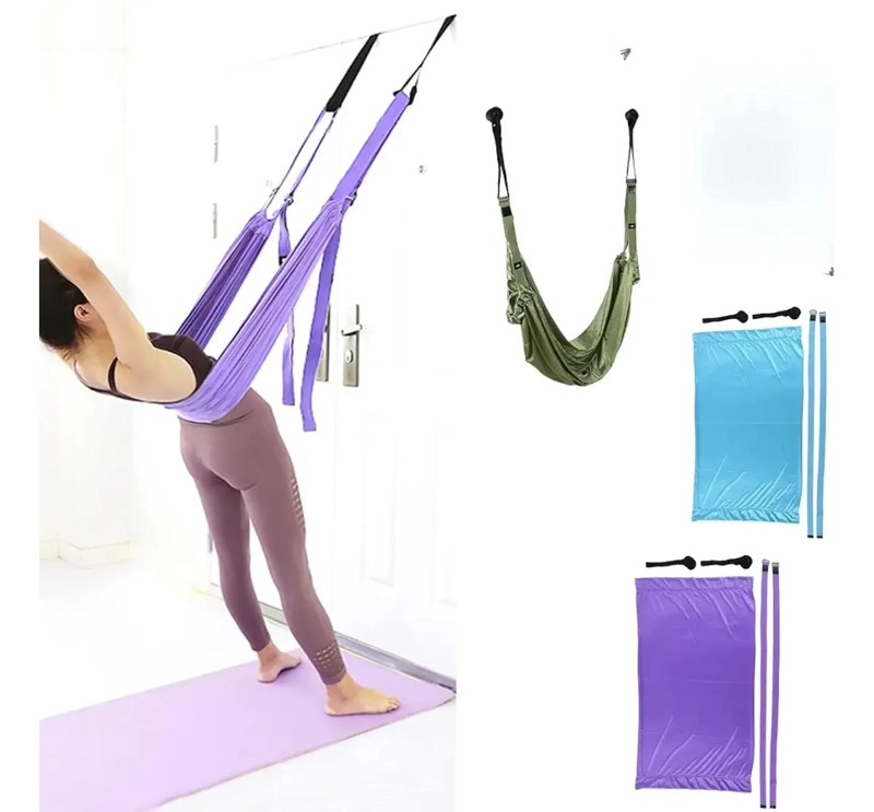 COLUMPIO HAMACA AJUSTABLE PARA YOGA AEREO ESTIRAMIENTO - 2