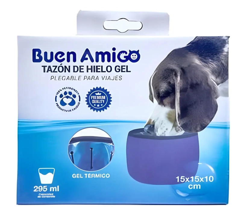 TAZON BEBEDERO GEL TE RMICO FRIO MASCOTAS PERROS GATOS - 7