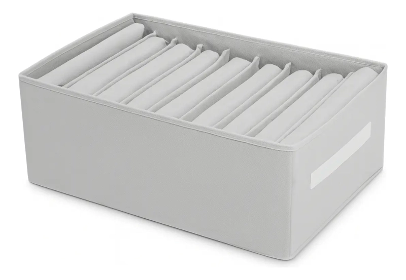 CAJA DE ALMACENAMIENTO ORGANIZADOR ROPA MULTIUSO 36X25X20CM - 1