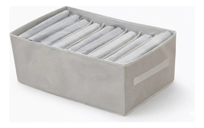 CAJA DE ALMACENAMIENTO ORGANIZADOR ROPA MULTIUSO 36X25X20CM - 5