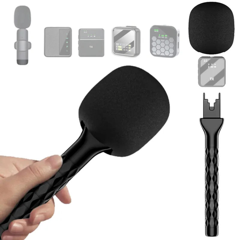 SOPORTE ADAPTADOR PARA MICROFONO INALAMBRICO TIPO HANDHELD - 5