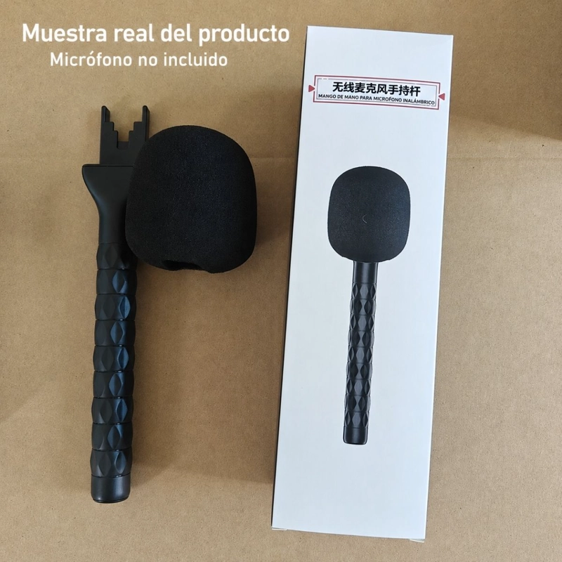 SOPORTE ADAPTADOR PARA MICROFONO INALAMBRICO TIPO HANDHELD - 6