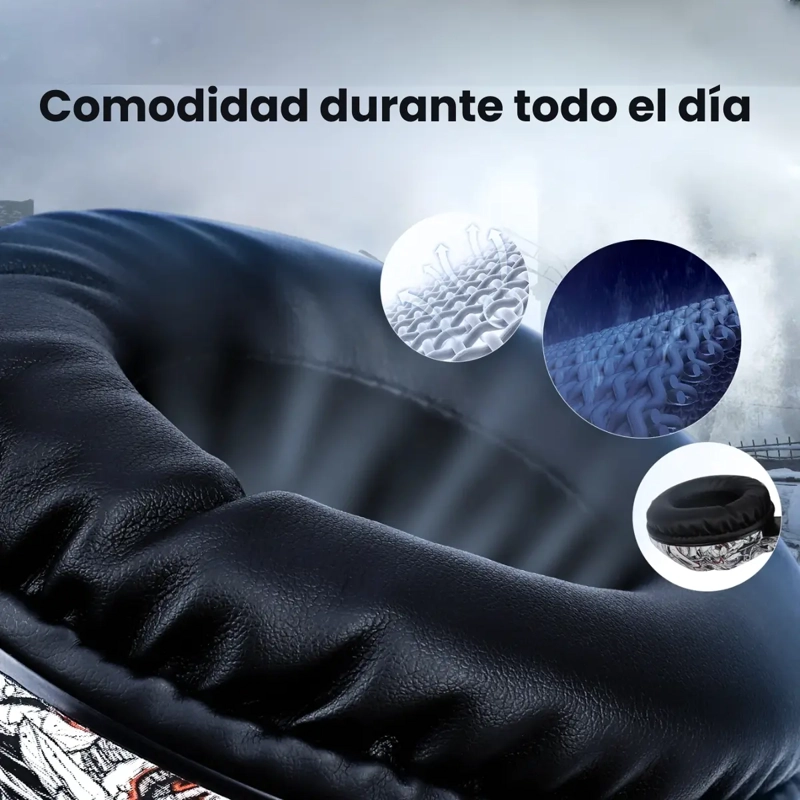 AUDIFONOS DE CABLE GAMER PROFESIONAL CON MICROFONO NEGRO - 3