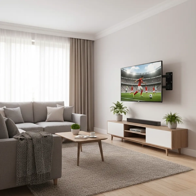 SOPORTE BASE PARED TELEVISOR TV 14 - 55 PULGADAS BRAZO MOVIL - 6