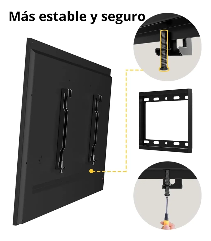 SOPORTE BASE DE PARED PARA TELEVISOR TV 14- 42 PULGADAS - 4