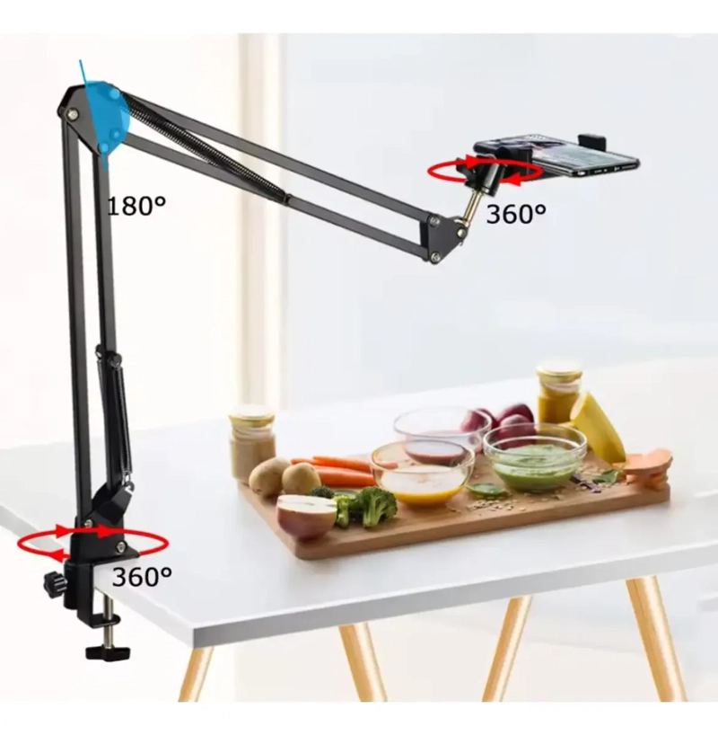 SOPORTE BRAZO AJUSTABLE PROFESIONAL GRABACION PARA CELULAR - 4