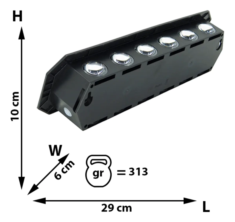FOCO LAMPARA EXTERIOR RECARGA SOLAR LUZ CALIDA Y FRIA - 3