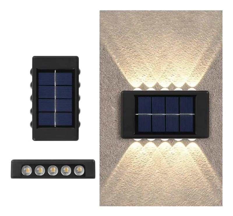 FOCO LAMPARA EXTERIOR RECARGA SOLAR LUZ CALIDA Y FRIA - 4